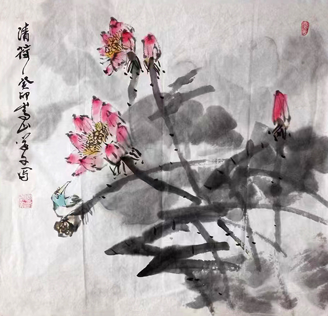 闫学文作品1《清荷》.jpg