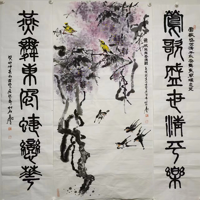 王兆奎作品8《莺歌盛世清平乐 燕舞东风蝶恋花》.jpg