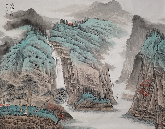 王继平作品5《峡江春晖》.jpg