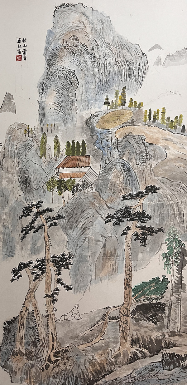 罗敏作品3《秋山蕭寺》.jpg