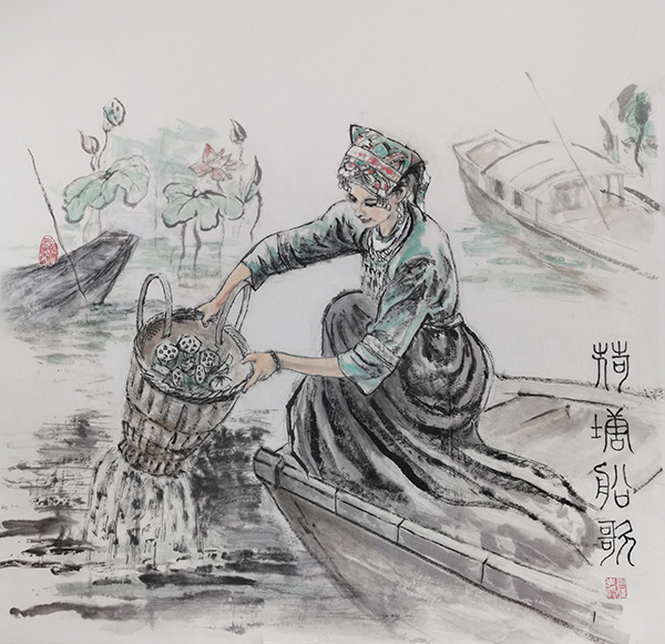 司徒惠霞作品8《荷塘船歌》.jpg
