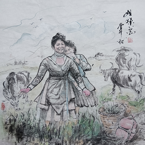 司徒惠霞作品9《姐妹花》.jpg