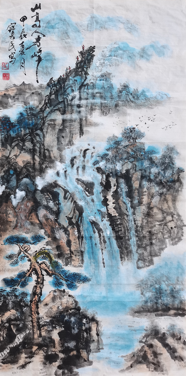 吴宝民作品3《山高人为峰》.jpg