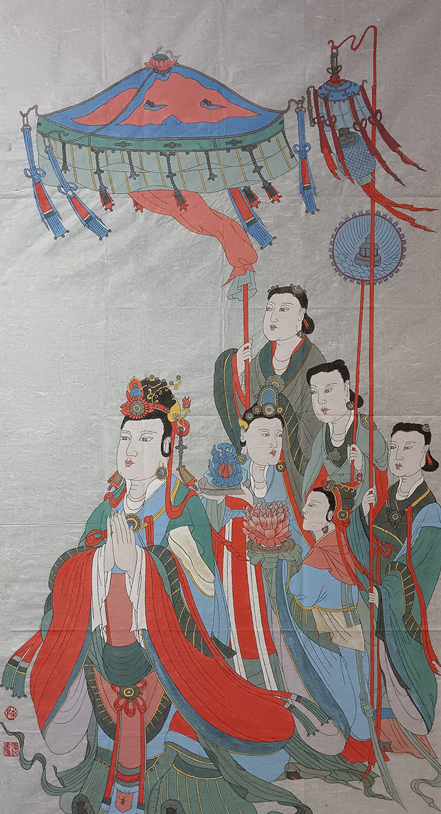 陈德化作品8《忉利帝释天诸众》.jpg