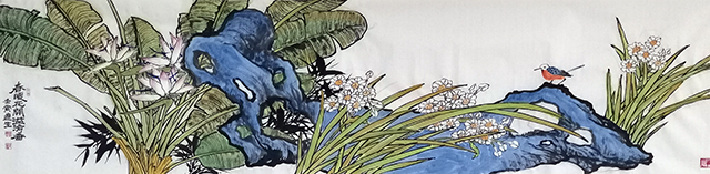 刘连生作品7《春暖花开溢清香》.jpg