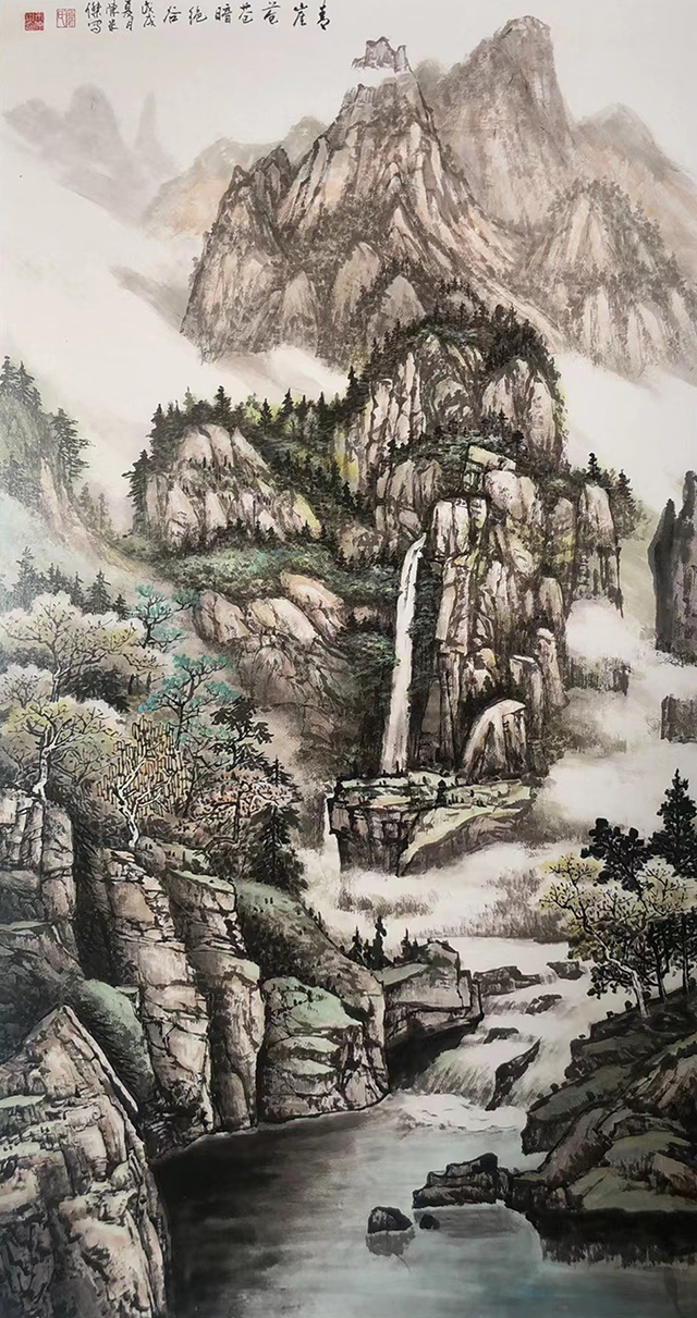 金童（陈米杰）作品2《青崖苍苍暗绝谷》.jpg