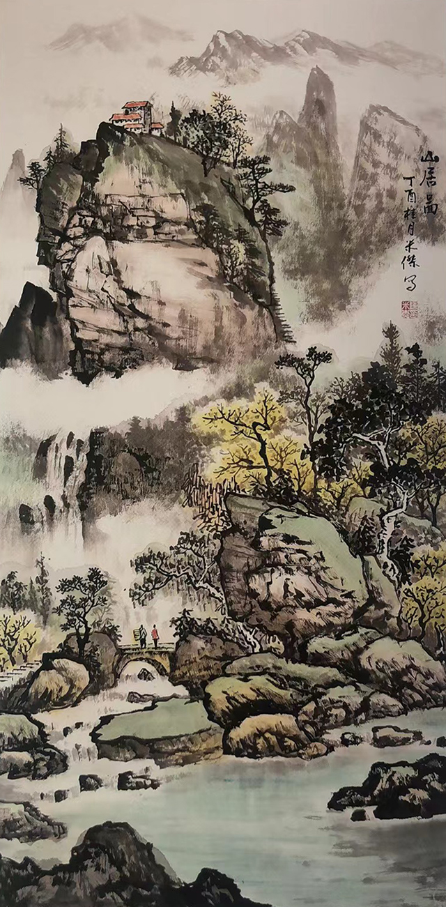 金童（陈米杰）作品3《山居图》.jpg