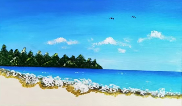 何丽华作品9《碧海银滩》.jpg