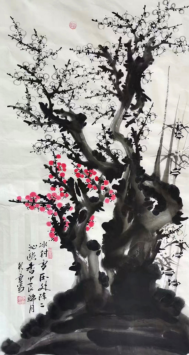 李朝云作品1《冰封雪压处  阵阵沁幽香》.jpg