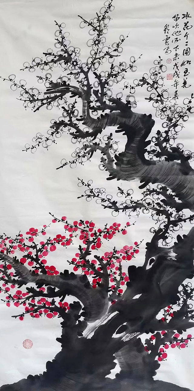 李朝云作品2《冰花个个圆如玉  羌笛吹它不下来》.jpg