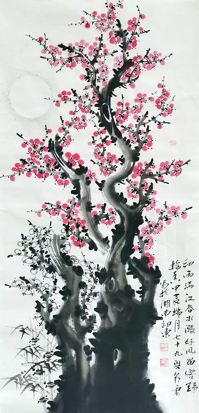 李朝云作品8《细雨满江春水涨》.jpg