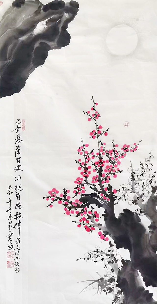 李朝云作品9《已是悬崖百丈冰犹有花枝俏》.jpg