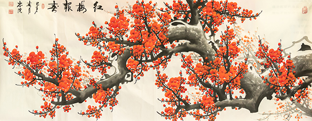 周忠法作品2《红梅报春》.jpg