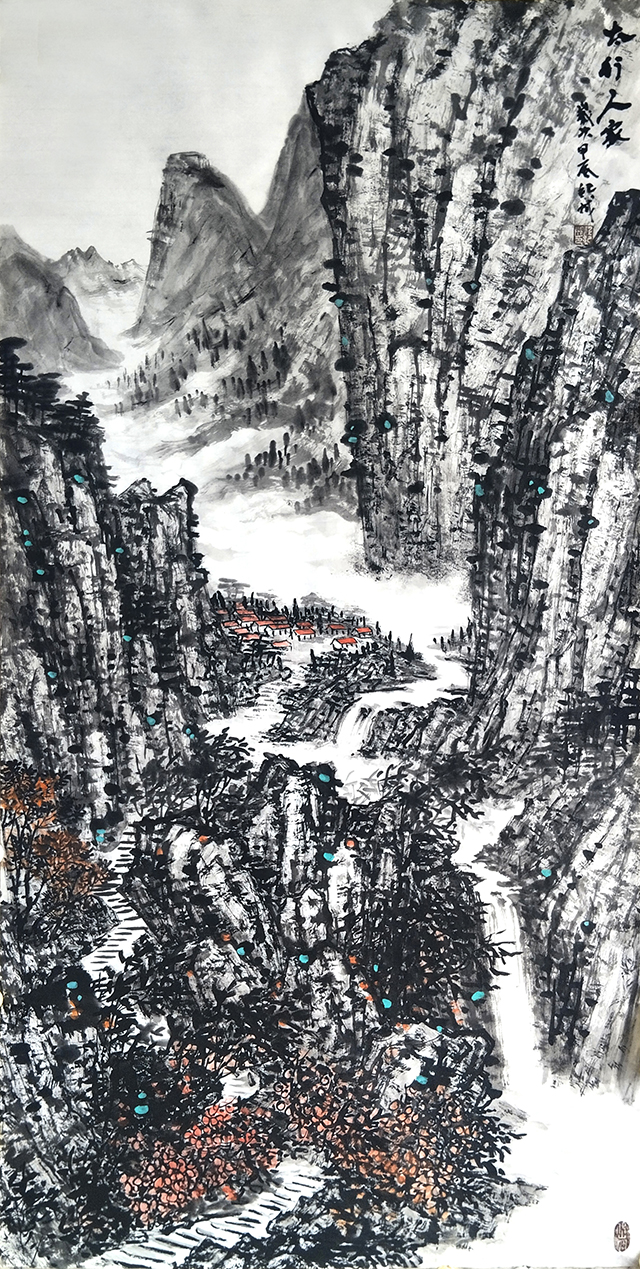 任纪成作品《太行人家》.jpg